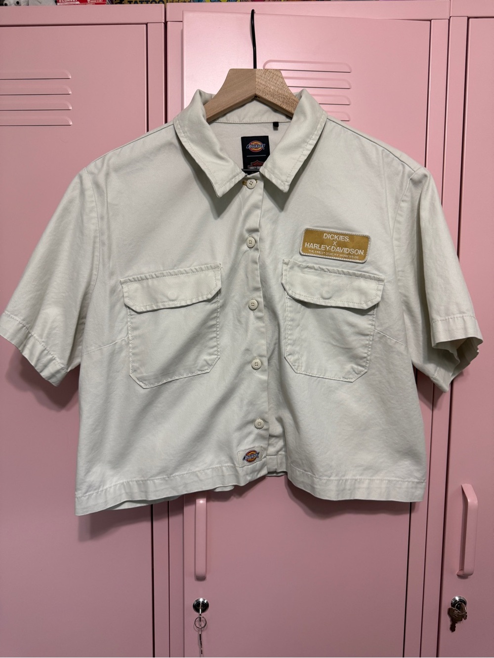 Dickies x Harley-Davidson Women’s Eagle Cropped Work Shirt